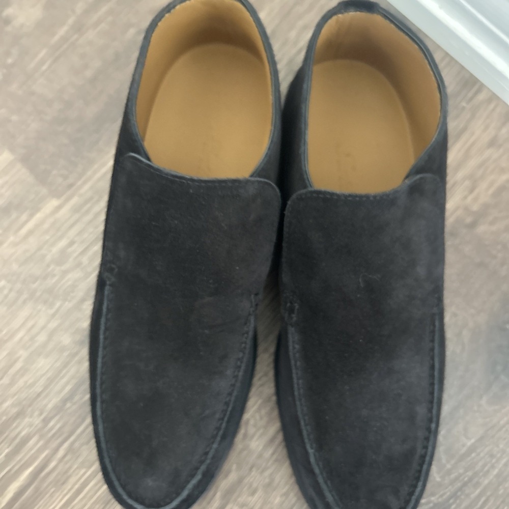 Aurelien Loafer Shoes Mens EU 39/US 6 Black Suede Shoes City Loafer NEW $540 - Picture 9 of 13